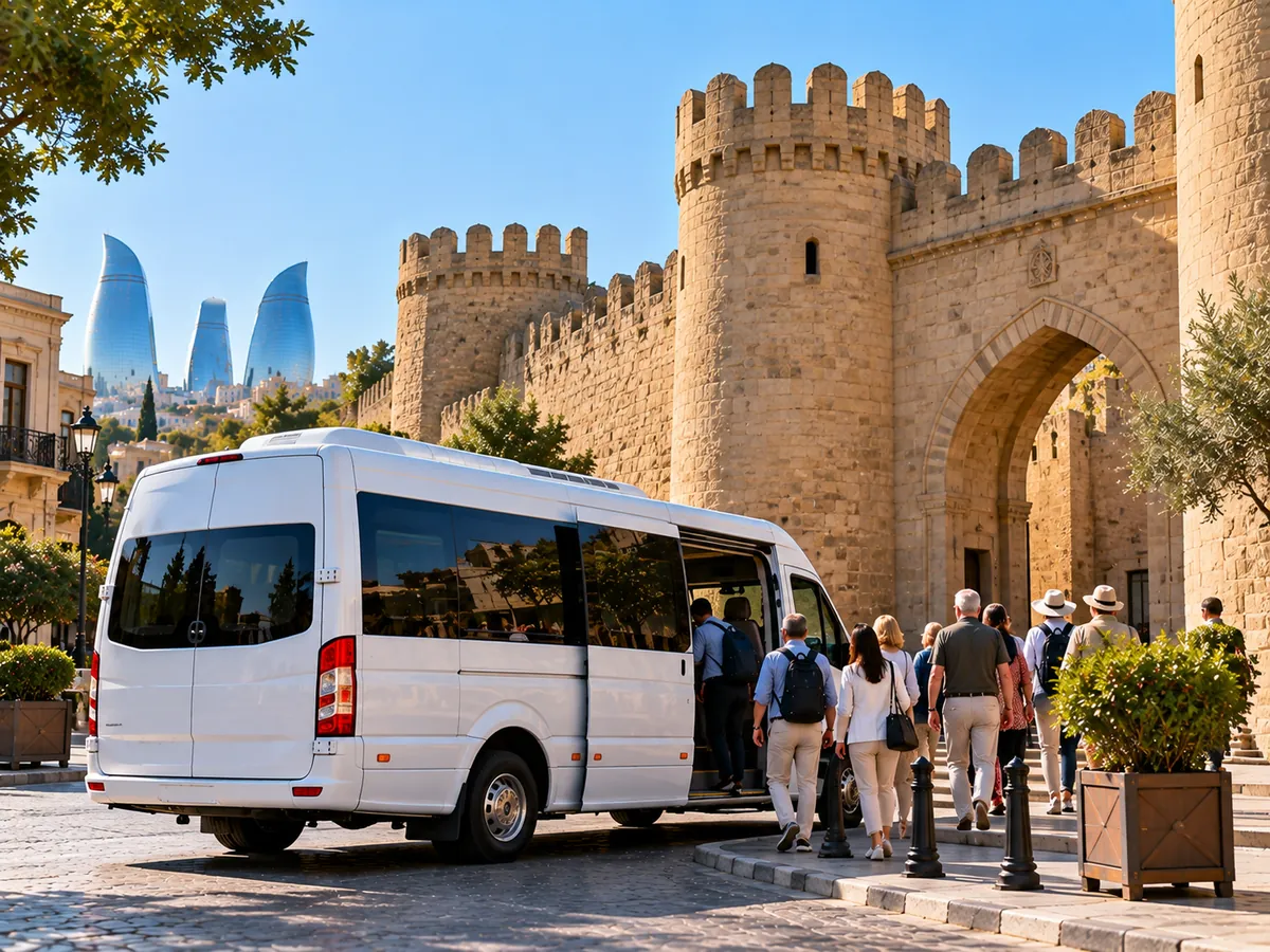 Baku Airport to Icherisheher Group Transfer